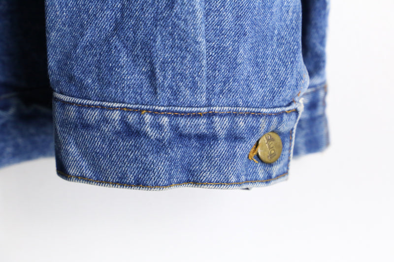 patch pocket design loose denim jacket