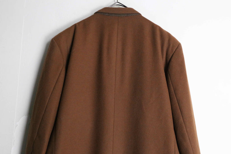 brown double tailored jacket