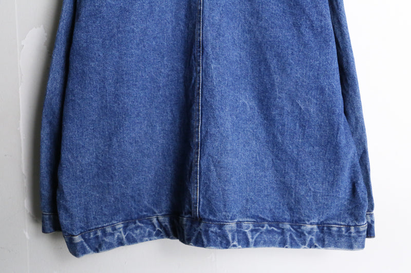 patch pocket design loose denim jacket