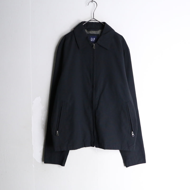 “OLD GAP” black color zip up jacket