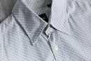 “HUGO BOSS” geometric pattern cotton shirt