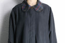 check collar long smooth coat
