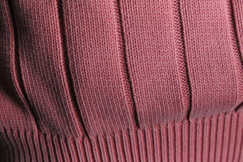 "schott" pale pink color V-neck knit