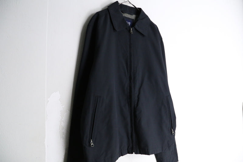 “OLD GAP” black color zip up jacket