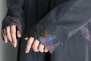 check collar long smooth coat