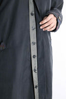 check collar long smooth coat