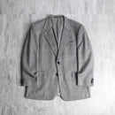 “YVES SAINT LAURENT”herringbone twill tailored jacket