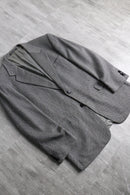 “YVES SAINT LAURENT”herringbone twill tailored jacket