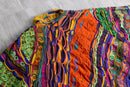 1990s COOGI croped sleeve 3D knit cardigan "NOS"