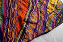 1990s COOGI croped sleeve 3D knit cardigan "NOS"