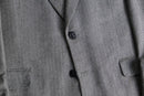 “YVES SAINT LAURENT”herringbone twill tailored jacket