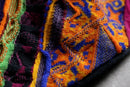 1990s COOGI croped sleeve 3D knit cardigan "NOS"