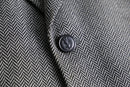 “YVES SAINT LAURENT”herringbone twill tailored jacket