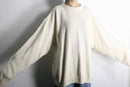 white super loose cotton knit