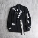 "Re:make" random track mix tailored jacket