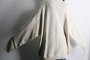 white super loose cotton knit