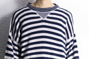 marine border cotton wide knit