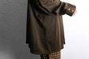 70’s dark brown poly shirt