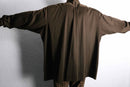 70’s dark brown poly shirt