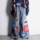 "Re:make"patchworkwide denim