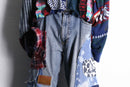 "Re:make"patchworkwide denim