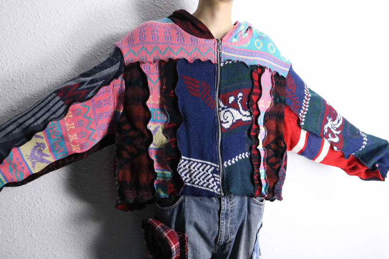 ''Re:make''knit cardigan foodie