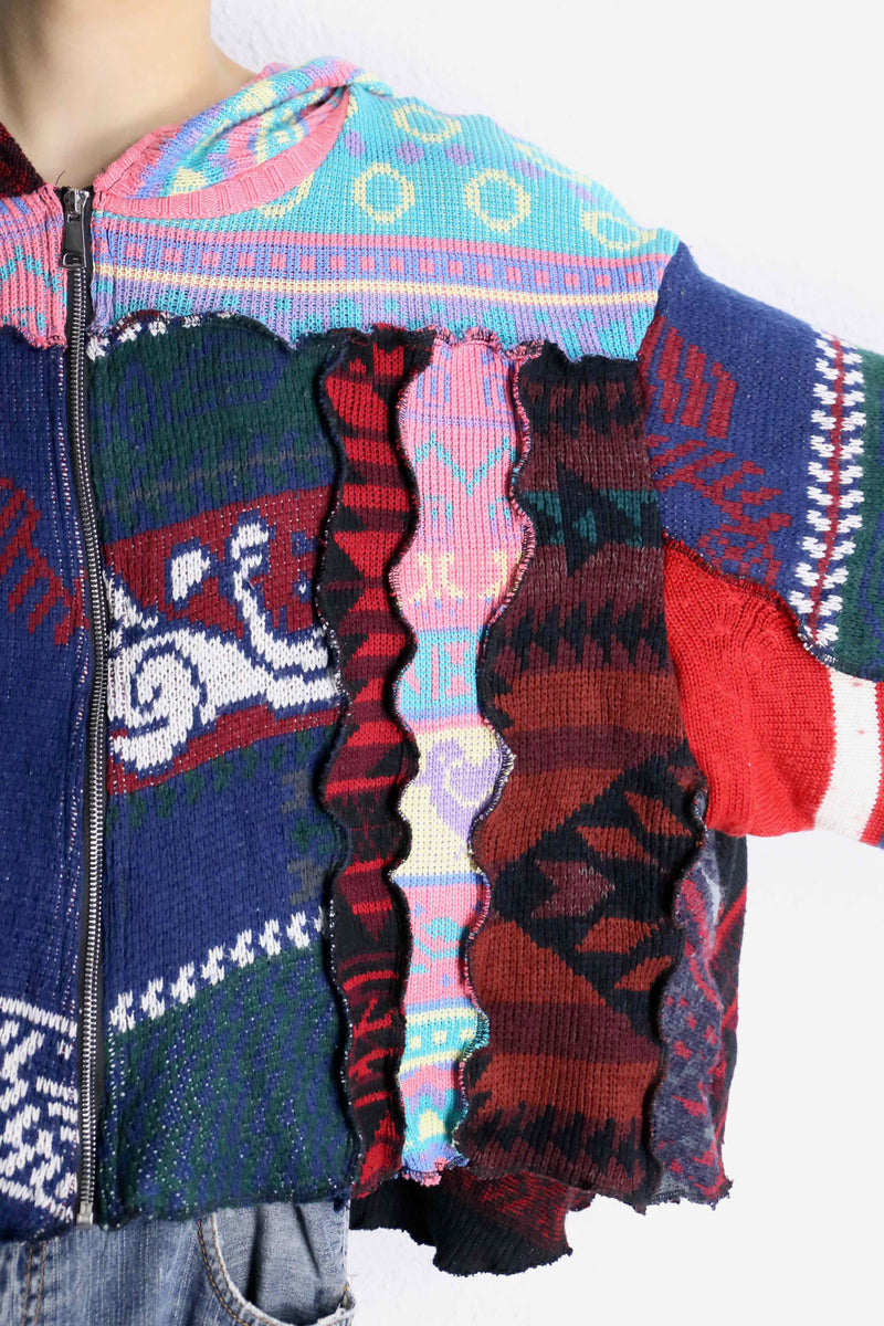 ''Re:make''knit cardigan foodie