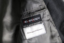 "Yves Saint Laurent" gray pin stripe single tailored jacket