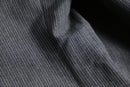 "Yves Saint Laurent" gray pin stripe single tailored jacket