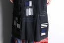 ''Re:make'' patchwork double long coat