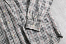 2000s Burberry nova check cotton twill dress shirt