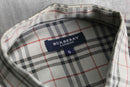 2000s Burberry nova check cotton twill dress shirt