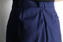 “Made in East Germany” navy wool trousers