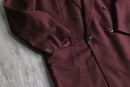 “Brioni” bordeaux double breast tailored jacket