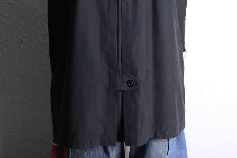 ''Re:make'' patchwork double long coat