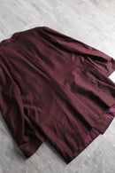 “Brioni” bordeaux double breast tailored jacket