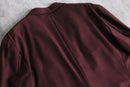 “Brioni” bordeaux double breast tailored jacket