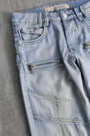 2000s mulch design denim pants
