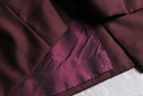 “Brioni” bordeaux double breast tailored jacket