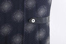 90's sheer circle pattern rayon cardigan