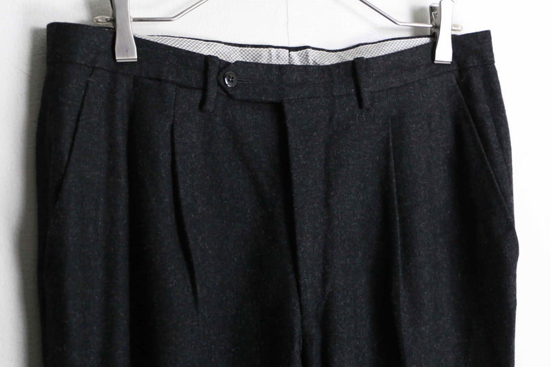 black color 2tuck slacks