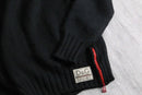 1990-00s D&G zipper side wool acryl knit