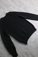 1990-00s D&G zipper side wool acryl knit