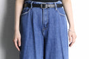 “OLD NAVY” side design baggy denim