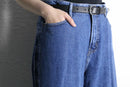 “OLD NAVY” side design baggy denim