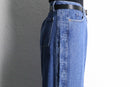 “OLD NAVY” side design baggy denim