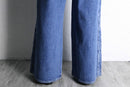 “OLD NAVY” side design baggy denim