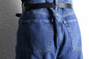 “OLD NAVY” side design baggy denim