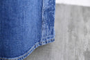 “OLD NAVY” side design baggy denim