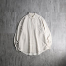 1990s Eddie Bauer linen cotton BD shirt